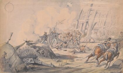 Captain Louis von Trebra at the Battle of Missionary Ridge, November 25 1863