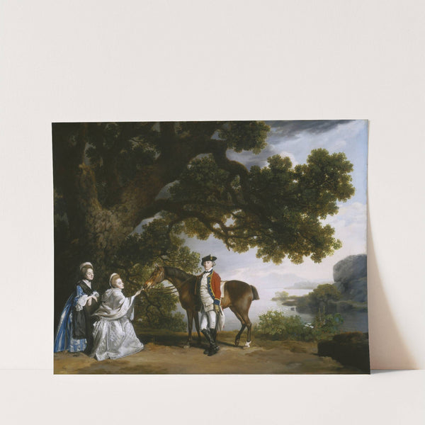 Captain Samuel Sharpe Pocklington with His Wife, Pleasance, and possibly His Sister, Frances (1769) by George Stubbs