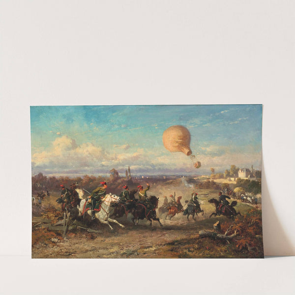 Captive Balloon (1871) by Louis Braun