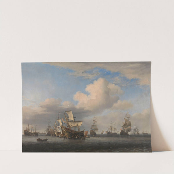 Captured English Ships after the Four Days’ Battle by Willem van de Velde the Younger