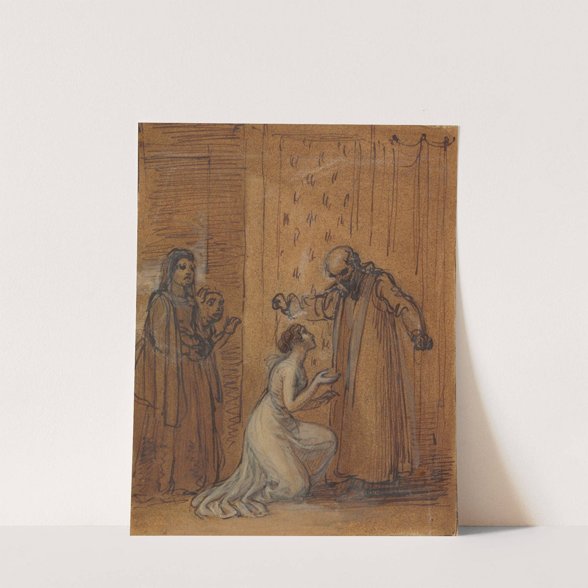 Capulet Railing at his Daughter, Juliet by Robert Smirke