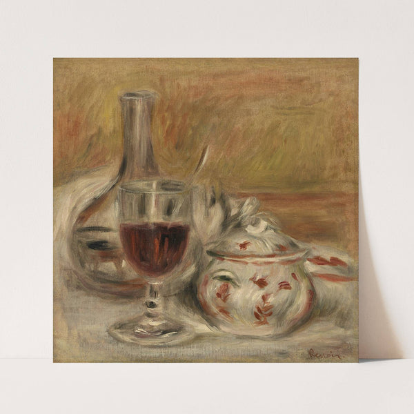 Carafe, verre et sucrier (circa 1905) by Pierre-Auguste Renoir