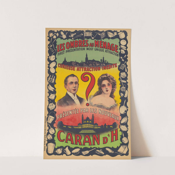 Caran d’H. Les Ombres au Menage (1900) by Affiche Louis Galice