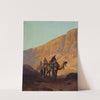 Caravan Passing Through A Wadi by Rudolf Hellgrewe