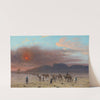 Caravane Dans Le Desert by Jean-Léon Gérôme