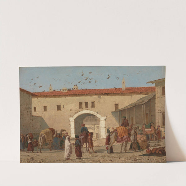Caravanserai at Mylasa in Asia Minor by Richard Dadd