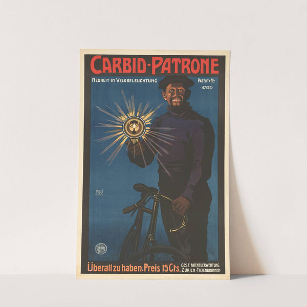 Carbid-Patrone – Neuheit in Velobeleuchtung (1902) by Paul Krawutschke