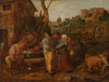 Card Fight outside a Country Tavern (c. 1628 - c. 1630)