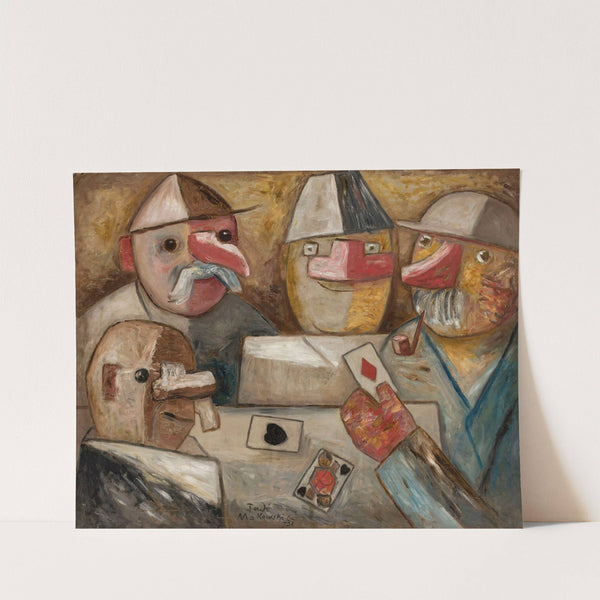 Card game by Tadeusz Makowski