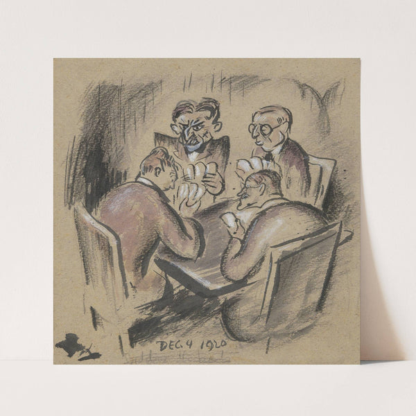Card Game by Reginald Marsh