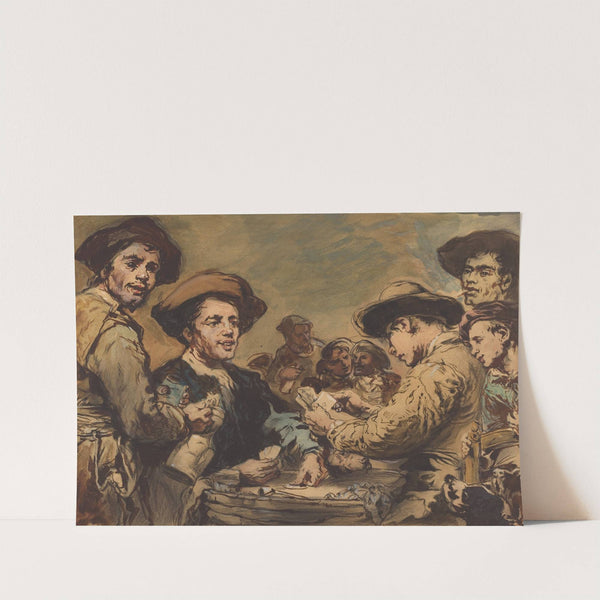 Card Players by Théodule Ribot