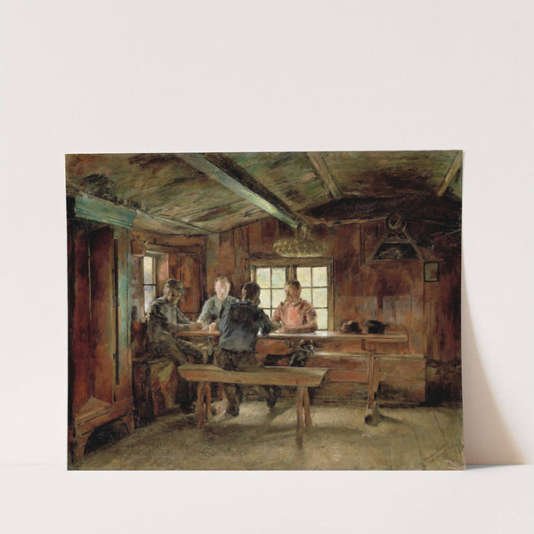 Card Players by Harriet Backer