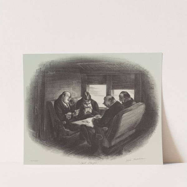 Card players by Jack Markow