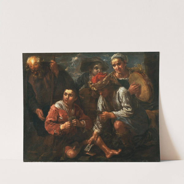 Card players by Bernhard Keil