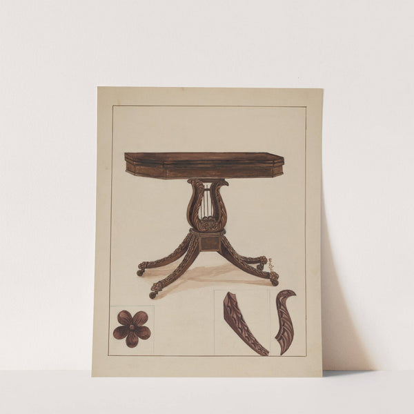 Card Table by Florence Neal