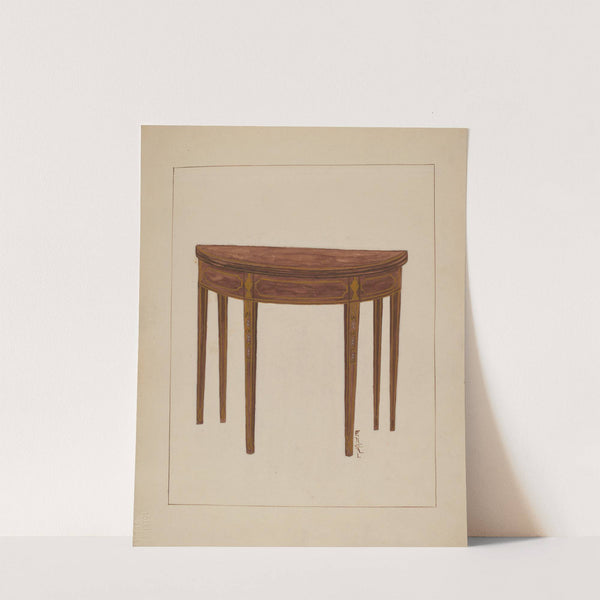 Card Table by Florence Neal