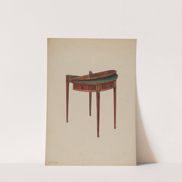 Card Table by Harry Eisman