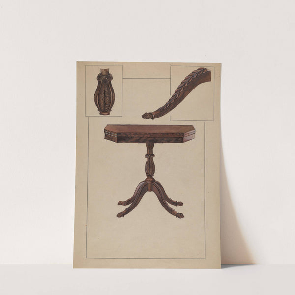 Card Table by Bessie Forman