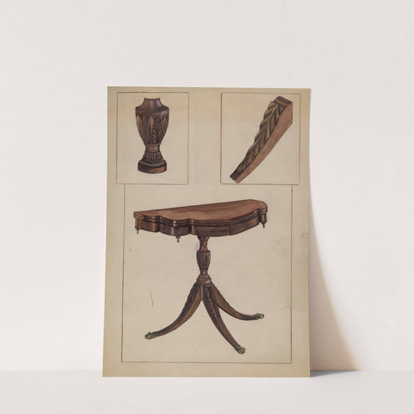 Card Table by Bessie Forman