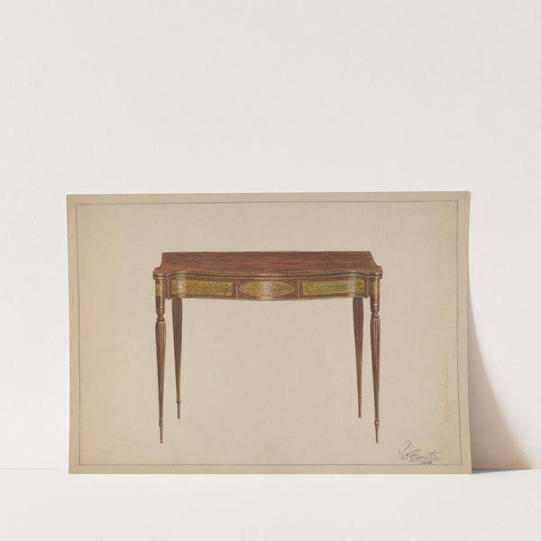 Card Table (1935-1942) by Ferdinand Cartier