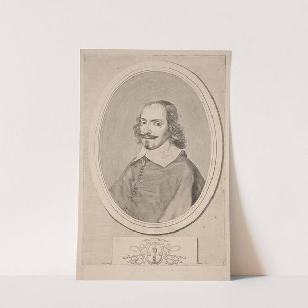 Cardinal Jules Mazarin by Claude Mellan