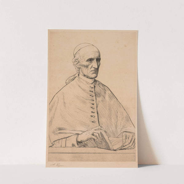 Cardinal Manning (c. 1857–1911) by Alphonse Legros