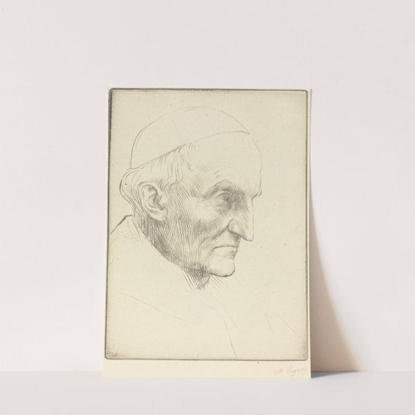 Cardinal Manning, 3rd plate by Alphonse Legros