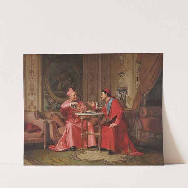 Cardinals' Friendly Chat by Jehan Georges Vibert