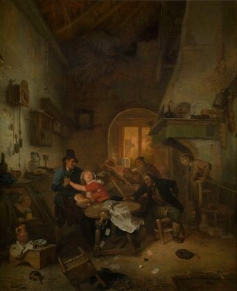 Cardplayers Quarreling