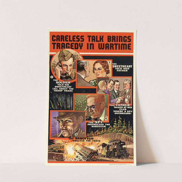 Careless Talk Brings Tragedy in Wartime by L. B. Jameson