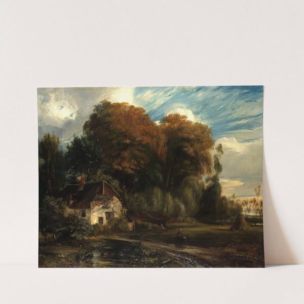 Caretaker's Cottage in the Forest of Compiegne by Paul Huet