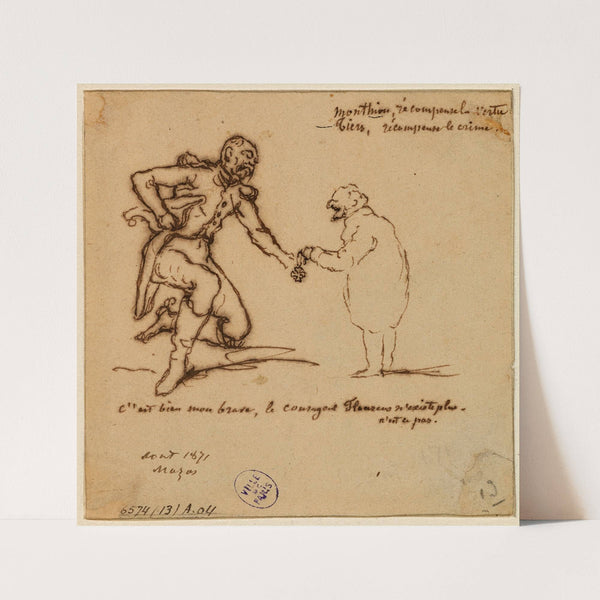 Caricature de Thiers (1871) by Armand Gautier