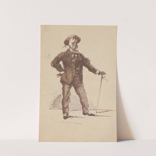 Caricature of a dandy by Stanisław Wyspiański