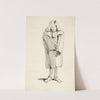 Caricature of a Man Wearing an Overcoat (1753–1762) by Giovanni Battista Tiepolo