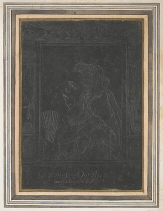 Caricature of a noble woman