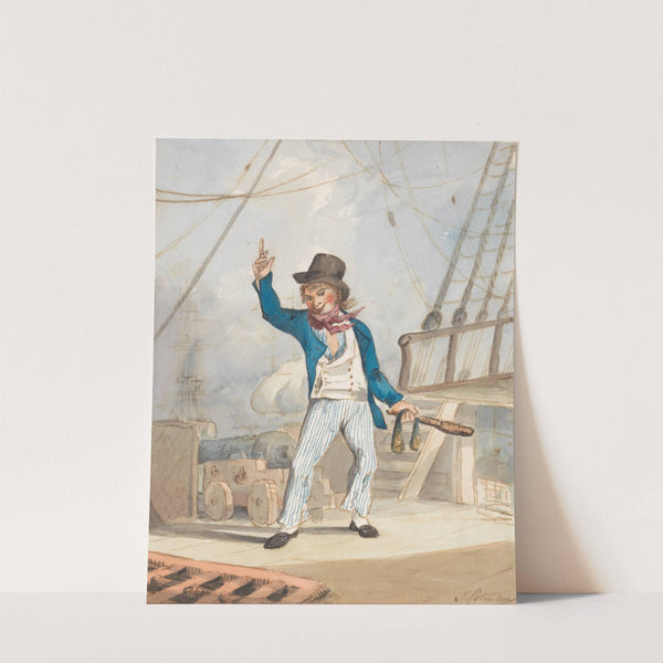 Caricature of a Sailor (One of a Set of Three) by John Sell Cotman