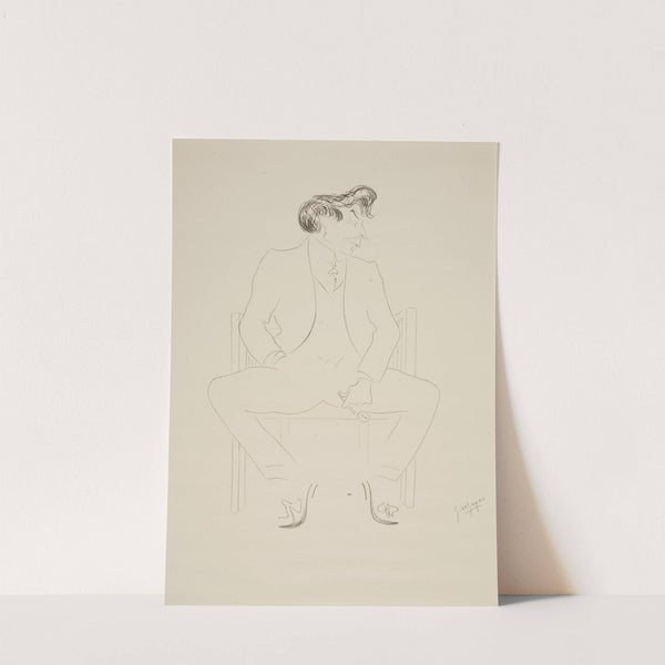 Caricature of Albert Gleizes by Georges de Zayas