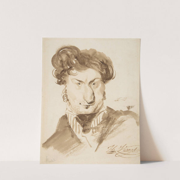 Caricature of Charles-Henri Plantade by Horace Vernet