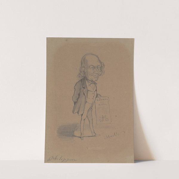 Caricature of Charles Philipon by Hippolyte Mailly