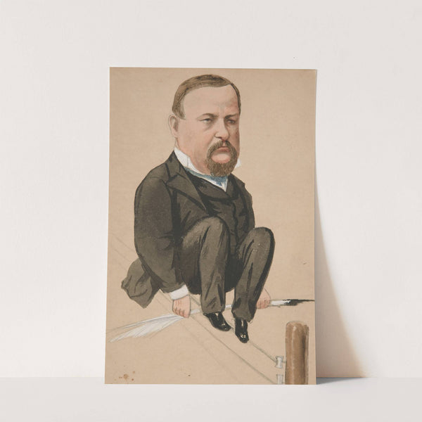 Caricature of G.A. Sala (ca. 1890) by Georges Goursat (Sem)