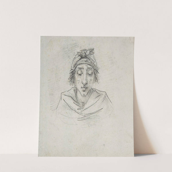 Caricature of Georges-Auguste Couthon (called Aristide, 1756-1794) by Vivant Denon