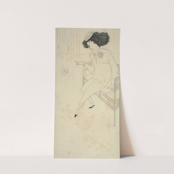 Caricature of J.M. Whistler by Aubrey Vincent Beardsley
