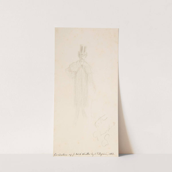 Caricature of James McNeil Whistler (1883) by Carlo Pellegrini