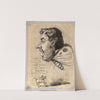 Caricature of Jules Didier (‘Butterfly Man’) (c. 1858) by Claude Monet