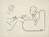 Caricature of Marcel Duchamp