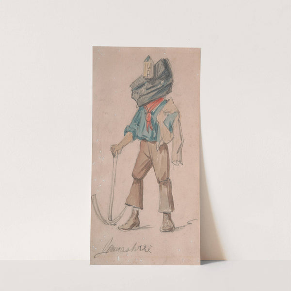 Caricature of the County Lancashire by John Leech