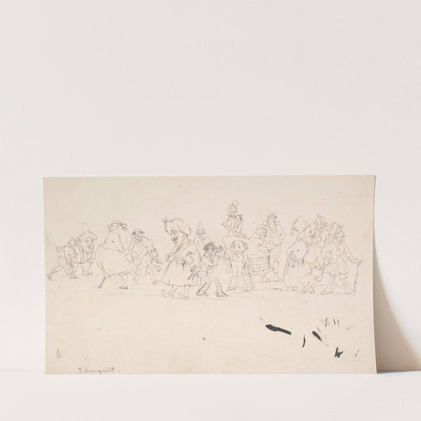 Caricatures (1850–60) by George Frederick Sargent