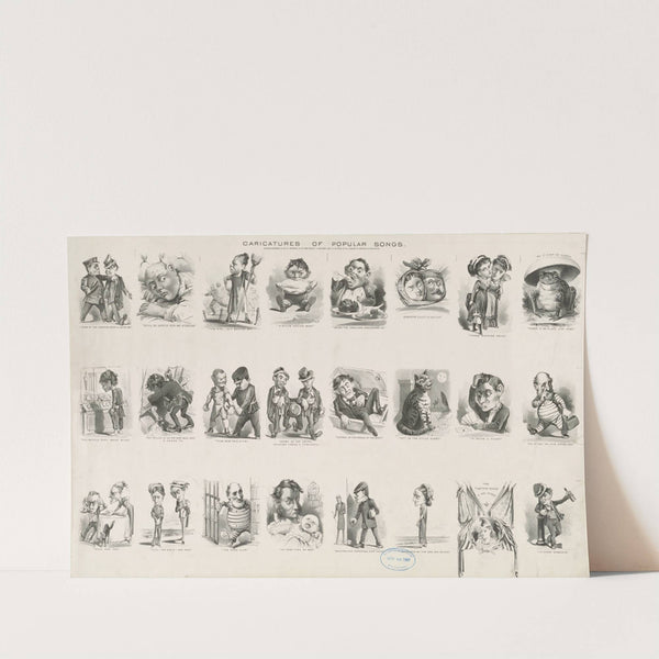 Caricatures of popular songs (1875) by John H. Bufford'''s & Sons