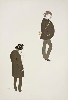 Caricatures of two men (1904)