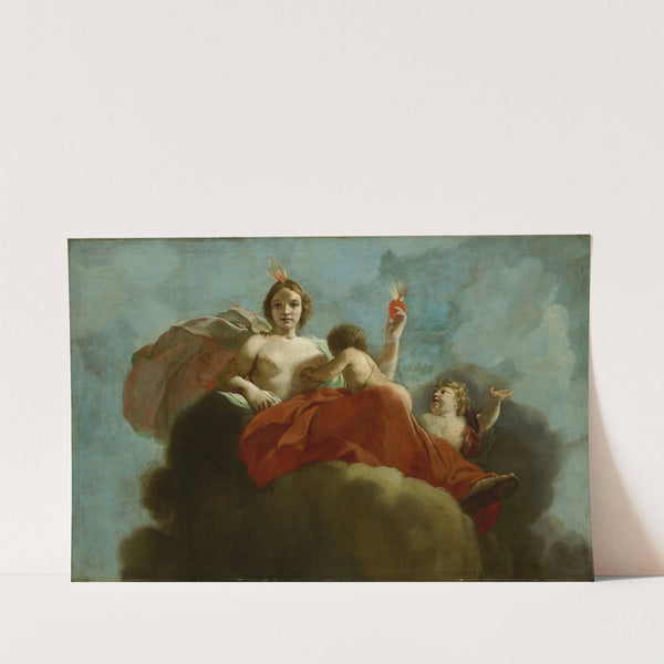 Caritas ; Allegorische voorstelling van de verzorging van leprozen en onnozelen by Gerard de Lairesse